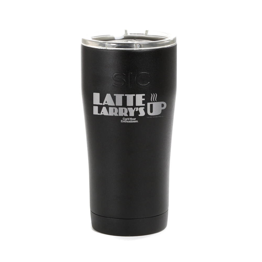 Curb Your Enthusiasm Latte Larry's Laser Engraved SIC Tumbler