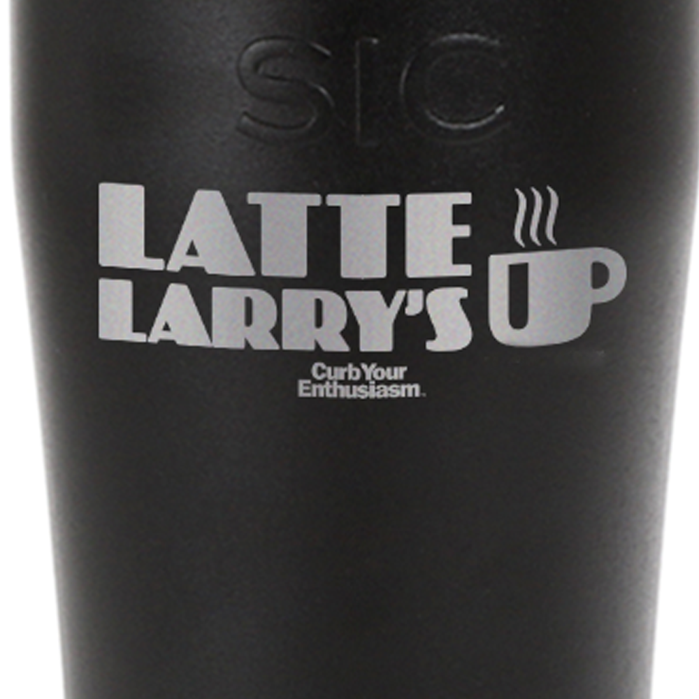 Curb Your Enthusiasm Latte Larry's Laser Engraved SIC Tumbler