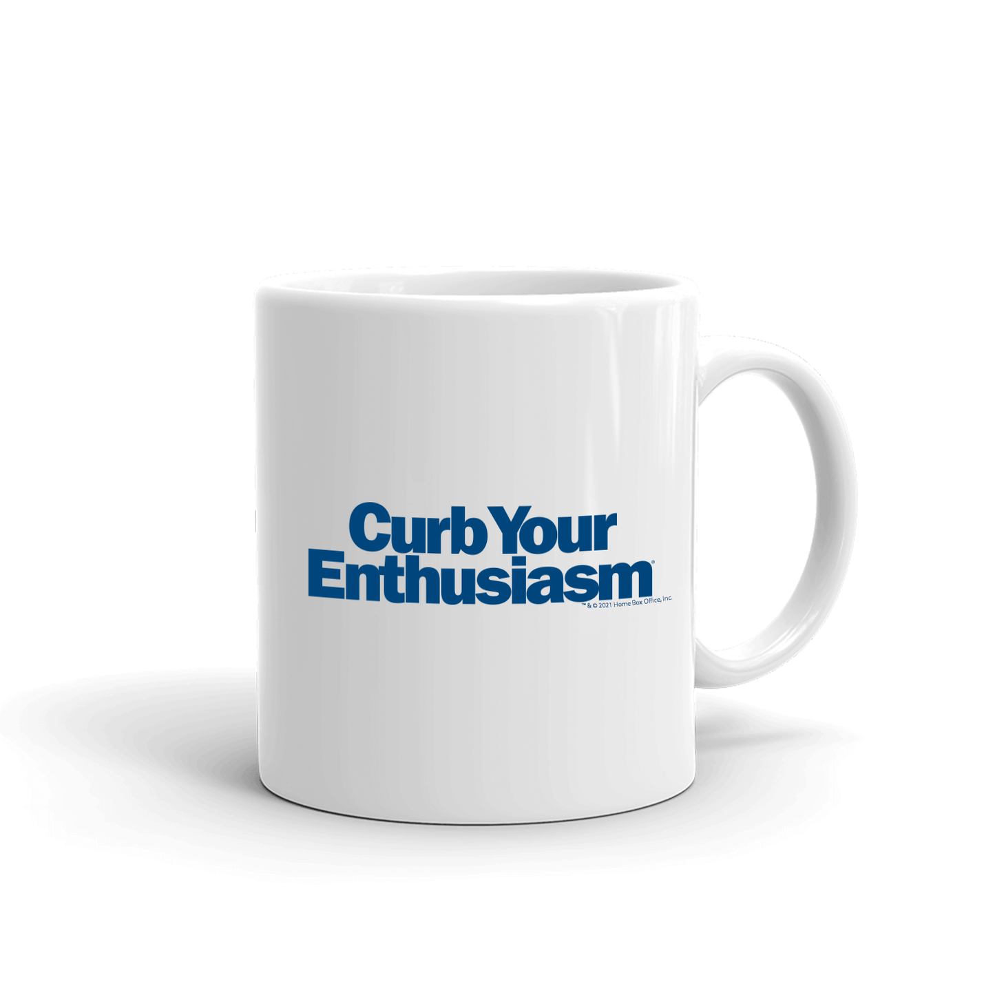 Curb Your Enthusiasm Latte Larry's White Mug