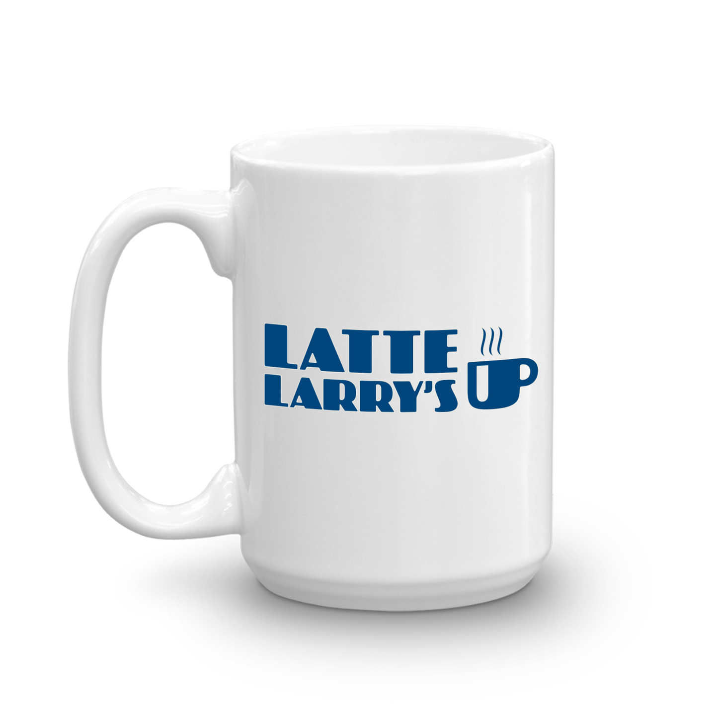 Curb Your Enthusiasm Latte Larry's White Mug