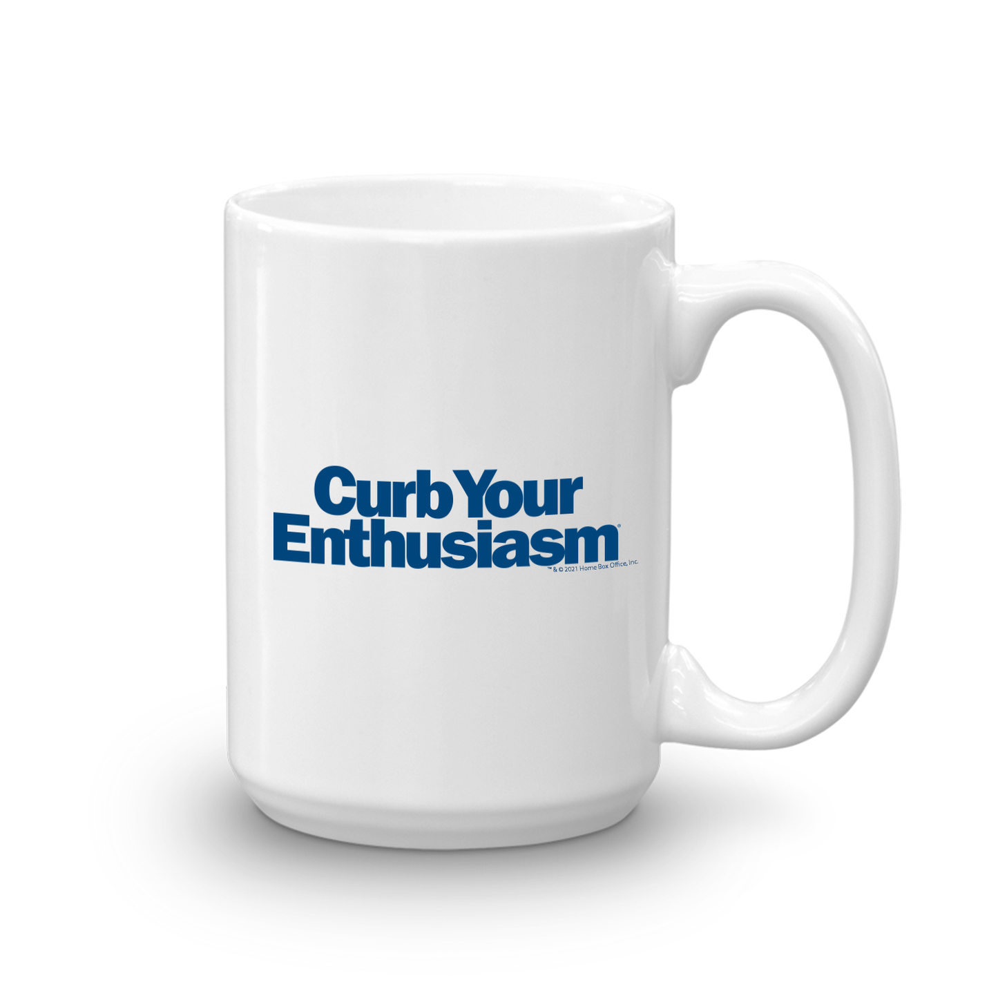 Curb Your Enthusiasm Latte Larry's White Mug