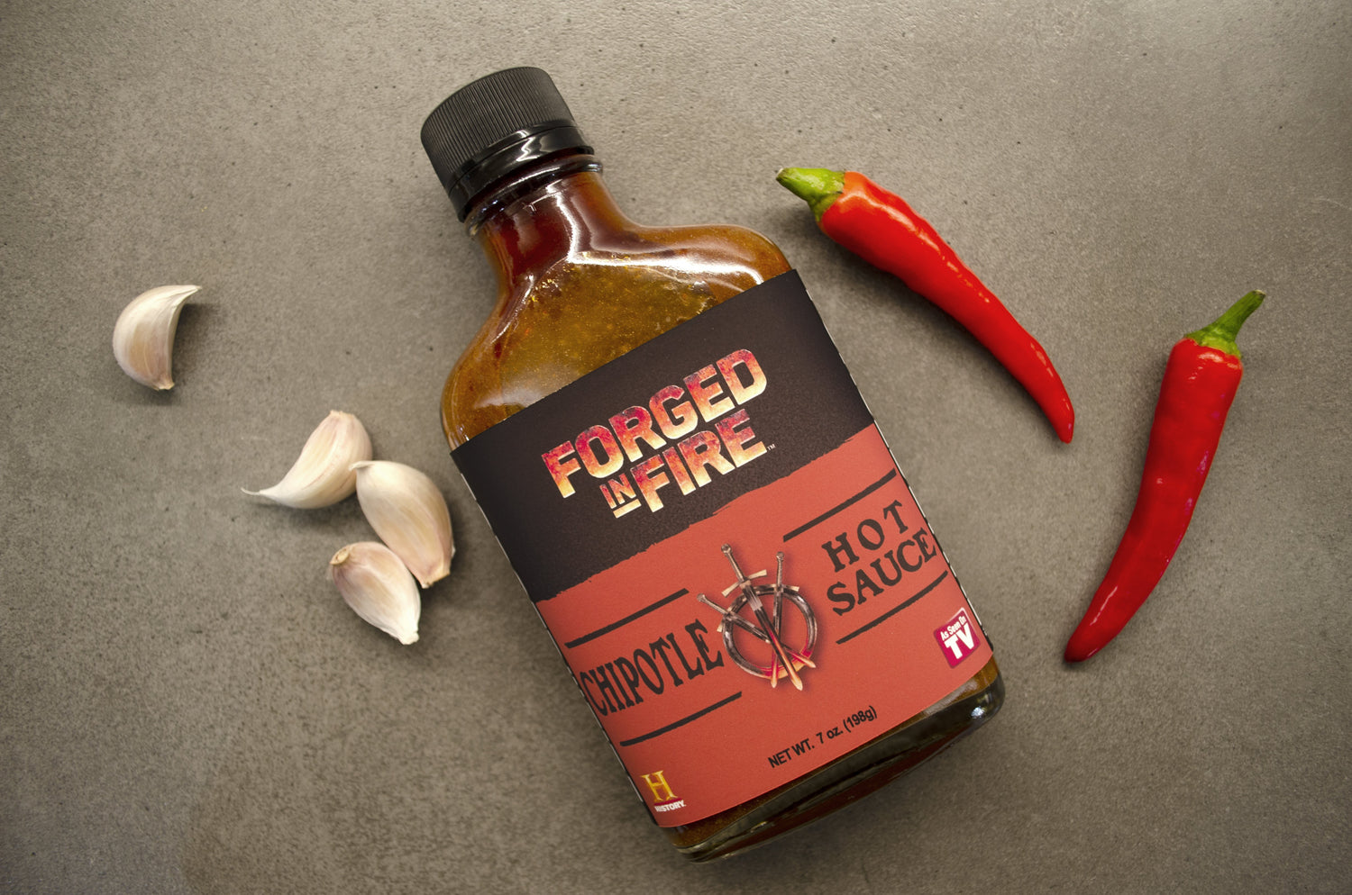 Forged in Fire Hot Sauce - Chipotle 7oz (198g)