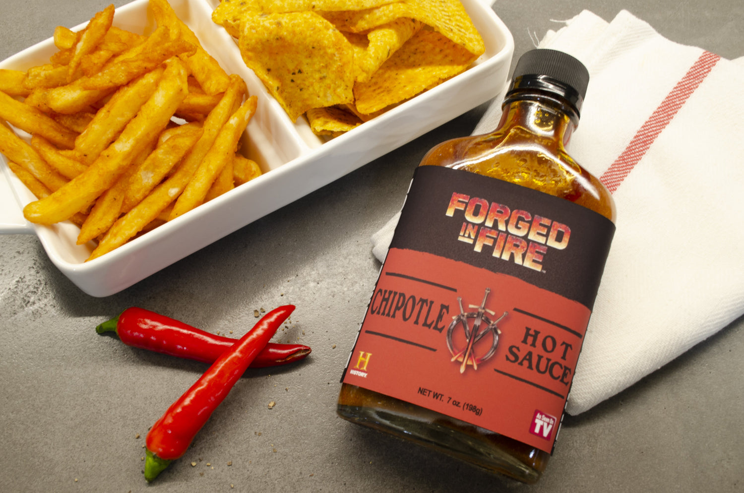 Forged in Fire Hot Sauce - Chipotle 7oz (198g)