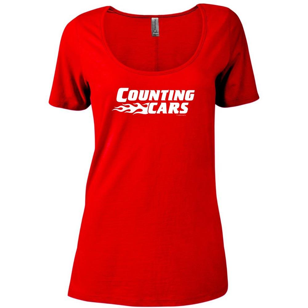 Counting Cars Logo Women's Relaxed Scoop Neck T-Shirt