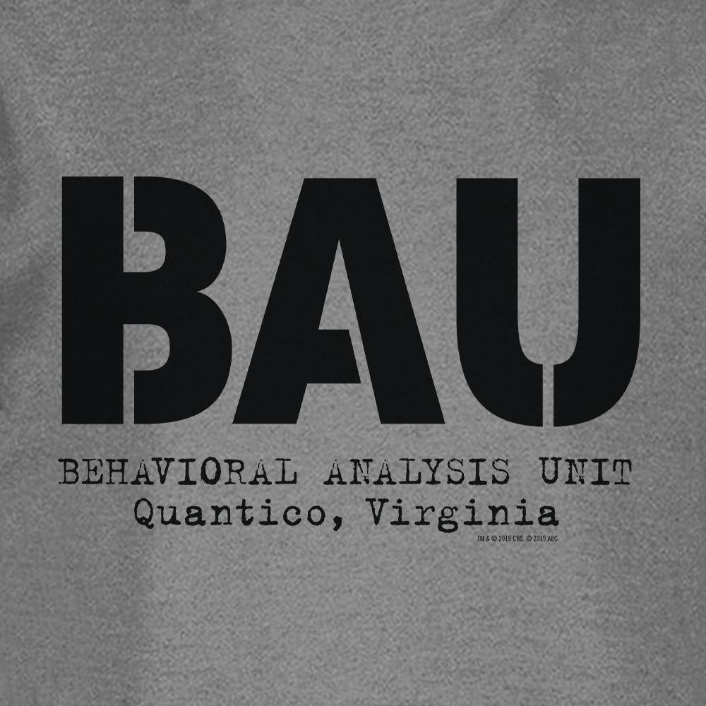 Criminal Minds BAU Grey Lightweight Hooded Sweatshirt | Official CBS Entertainment Store