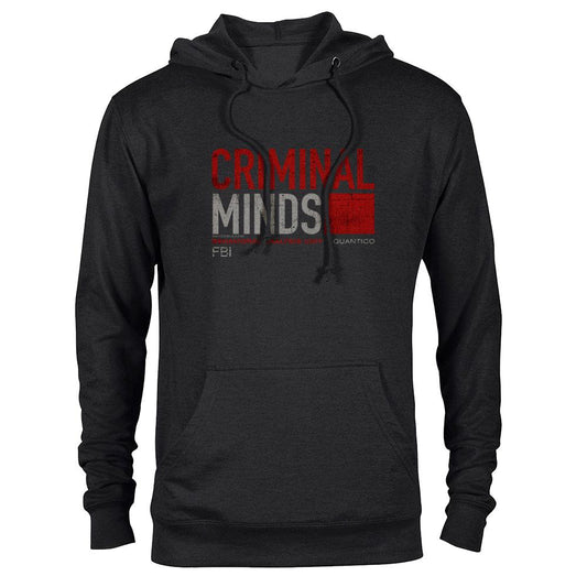 Criminal Minds Distressed BAU Quantico Lightweight Hooded Sweatshirt-0