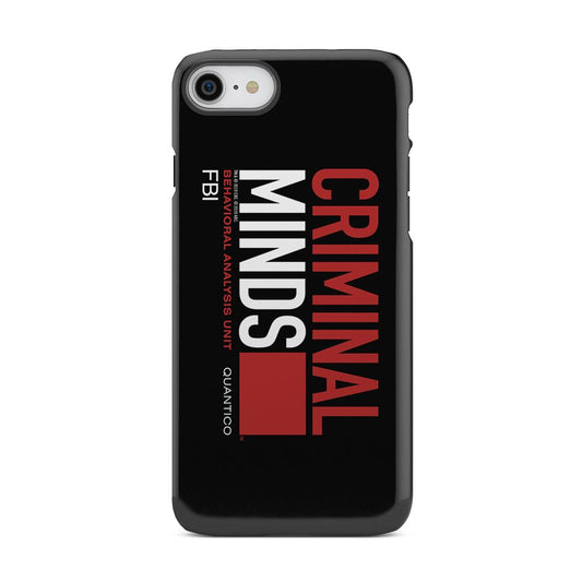 Criminal Minds BAU Quantico Tough Phone Case