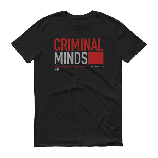 Criminal Minds BAU Quantico Adult Short Sleeve T-Shirt | Official CBS Entertainment Store-0