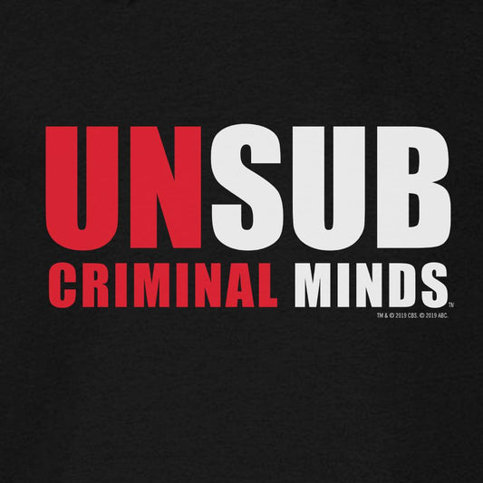 Criminal Minds Unsub Hooded Sweatshirt-1