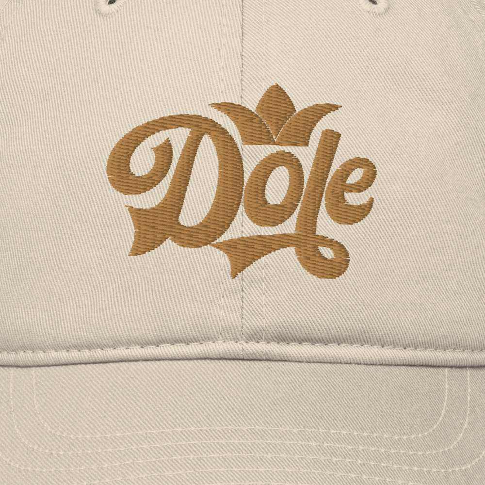 Dole Crown Logo Organic Baseball Cap