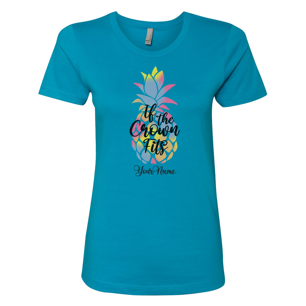 Dole If the Crown Fits Personalized Women's Short Sleeve T-Shirt