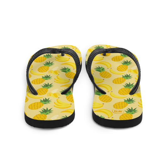 Dole Pineapple Banana Adult Flip Flops-2