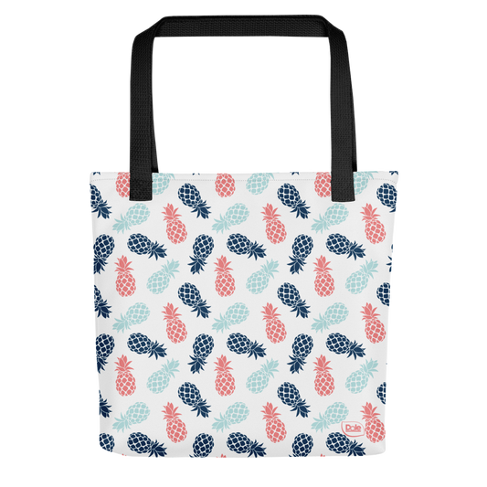 Dole Pineapple Pattern Orange Premium Tote Bag-4