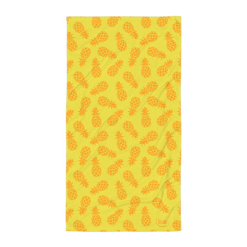 Dole Pineapple Pattern Beach Towel