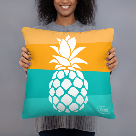 Dole Pineapple Stripe Throw Pillow-2