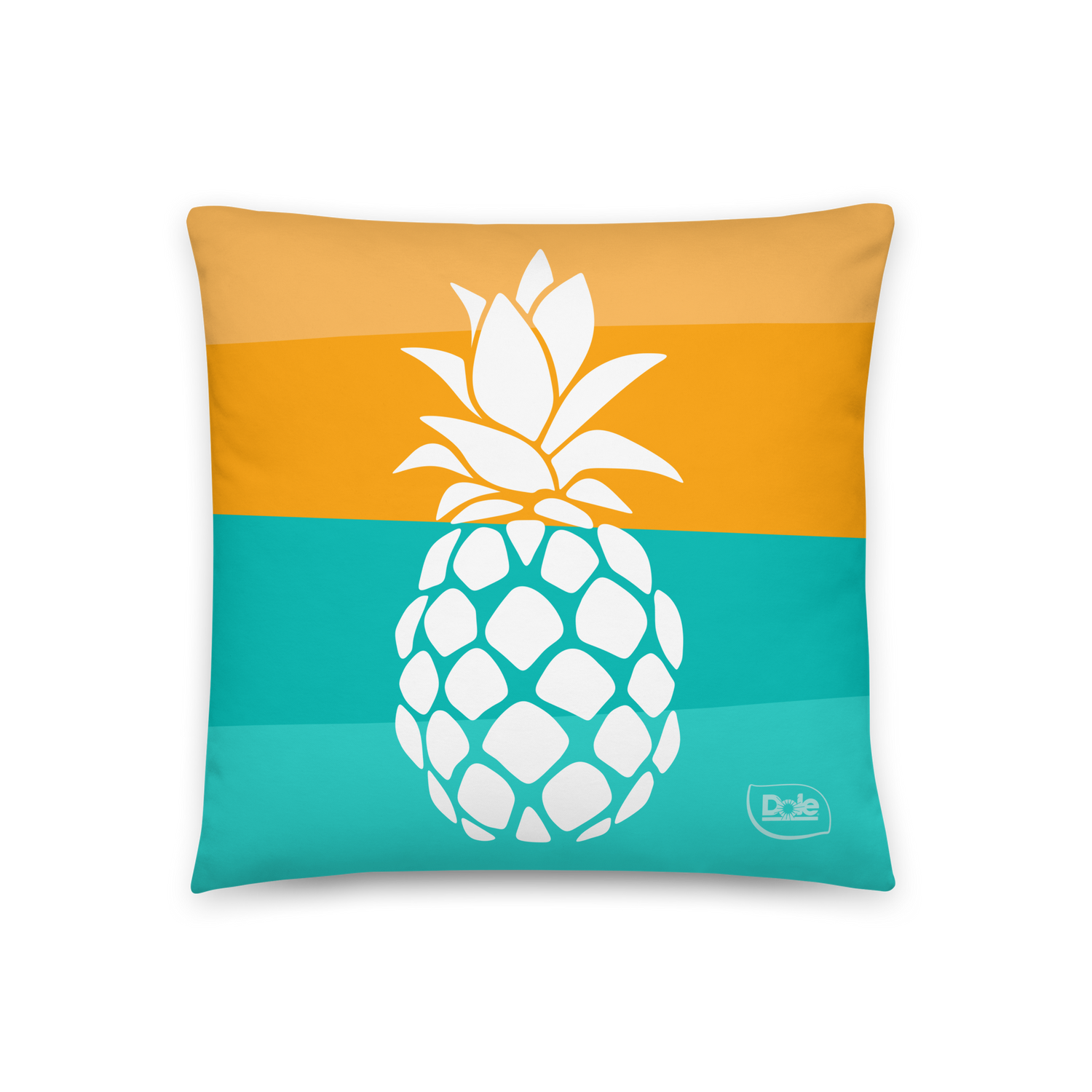 Dole Pineapple Stripe Throw Pillow