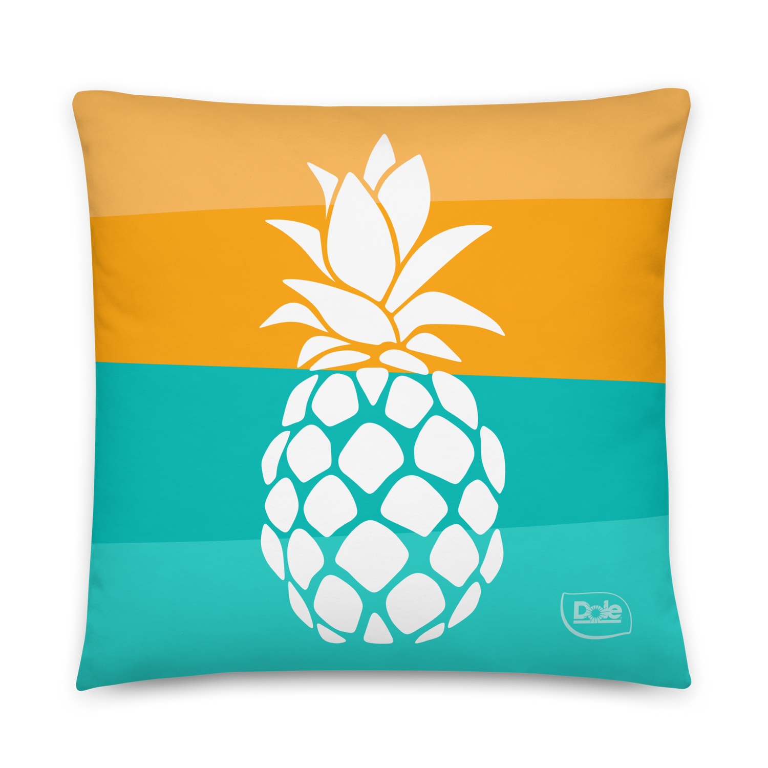 Dole Pineapple Stripe Throw Pillow