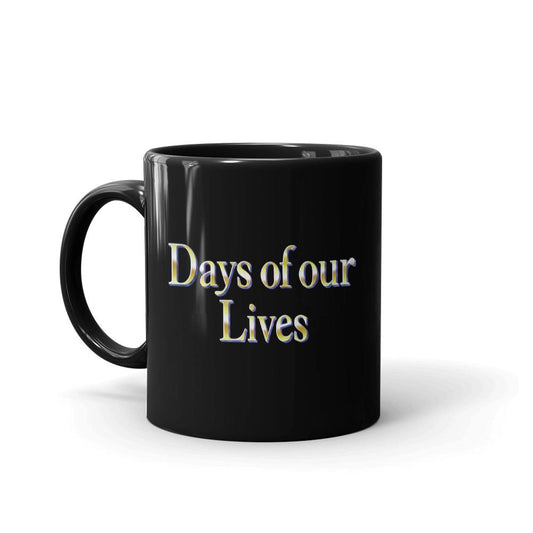 Days of Our Lives Logo Black Mug-0