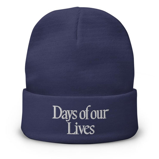 Days of Our Lives Logo Embroidered Beanie-2