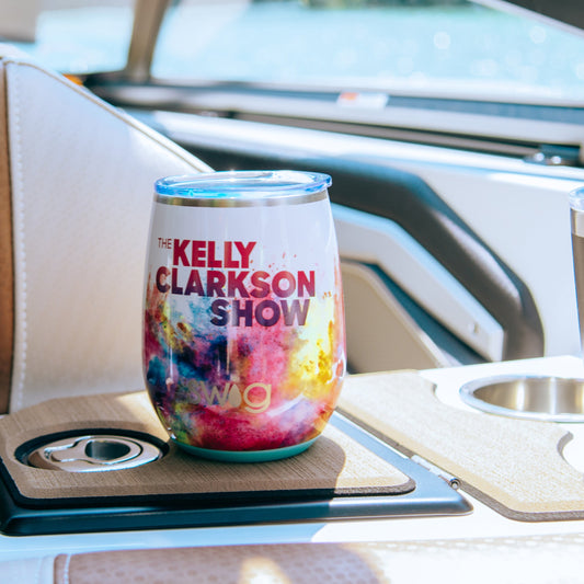 The Kelly Clarkson Show Color Splash SWIG Wine Tumbler-1