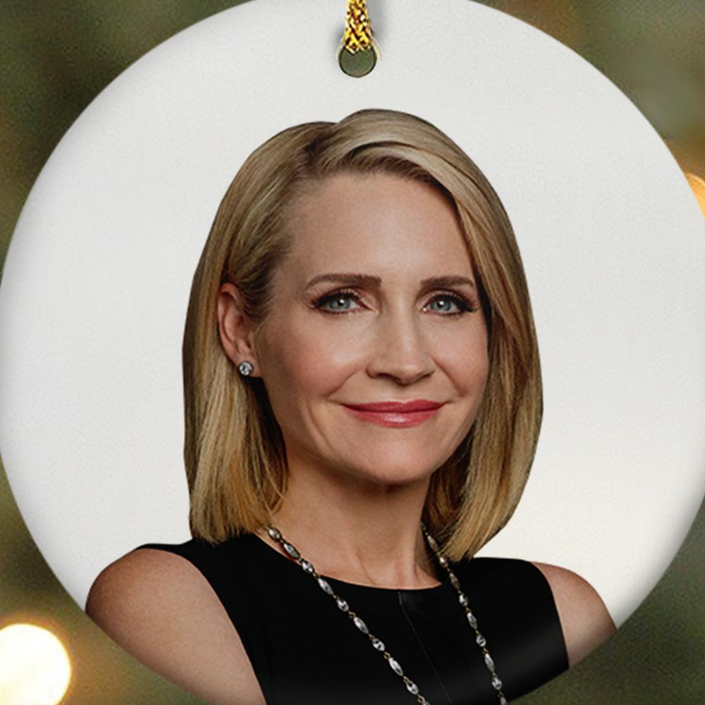 DATELINE Andrea Canning Double-Sided Ornament