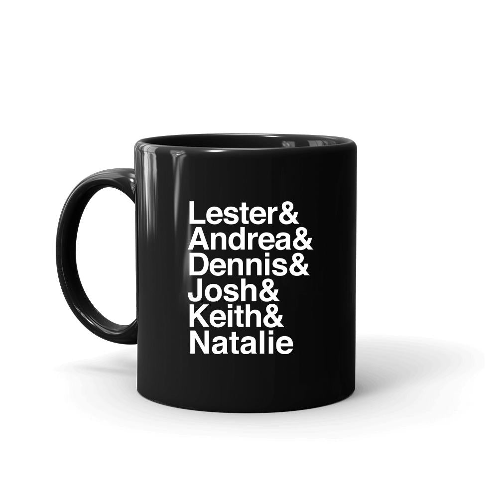 DATELINE Ampersand Black Mug