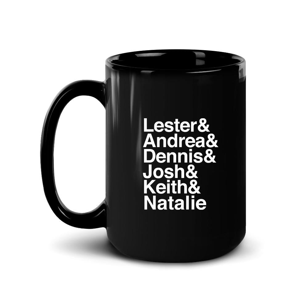 DATELINE Ampersand Black Mug