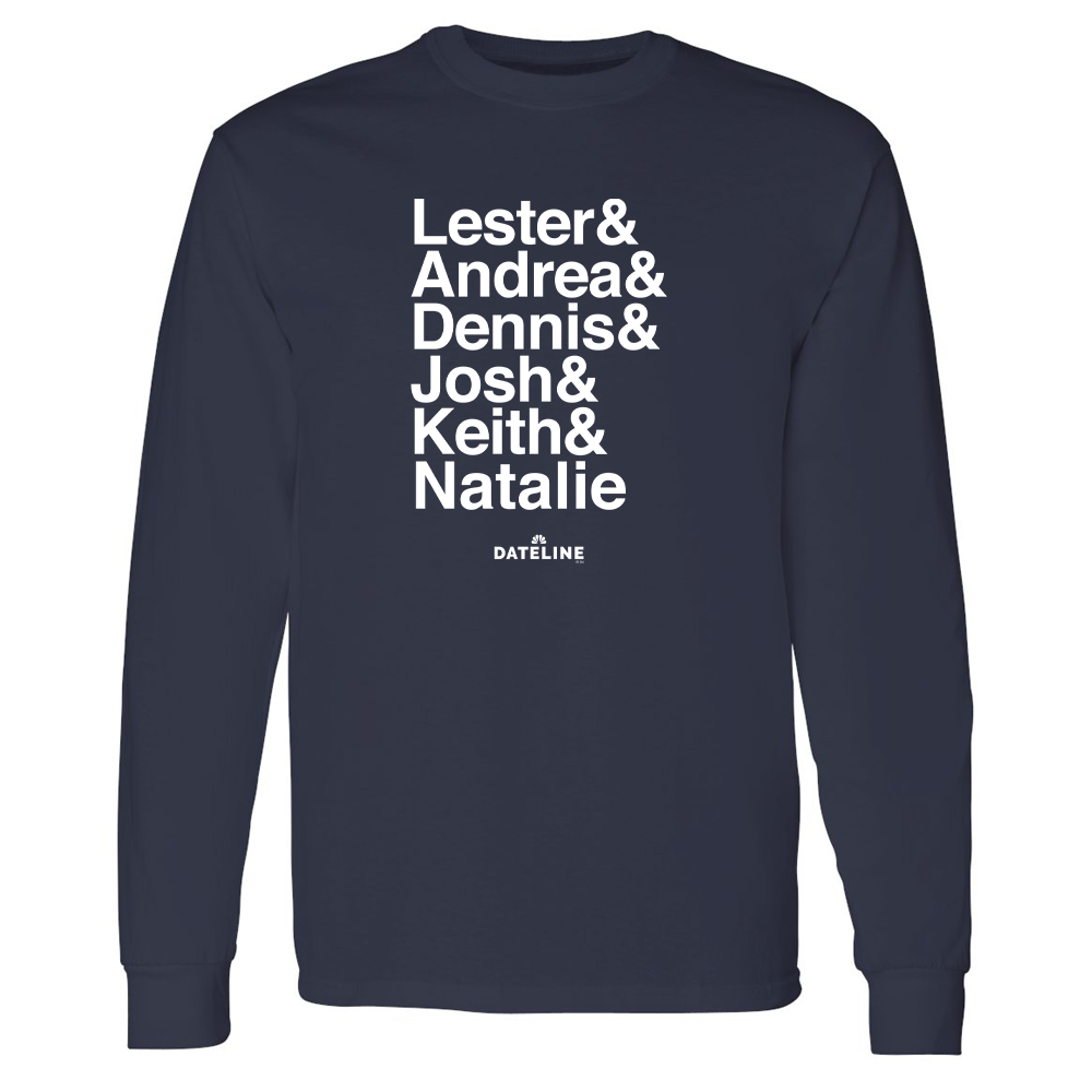 DATELINE Ampersand Adult Long Sleeve T-Shirt