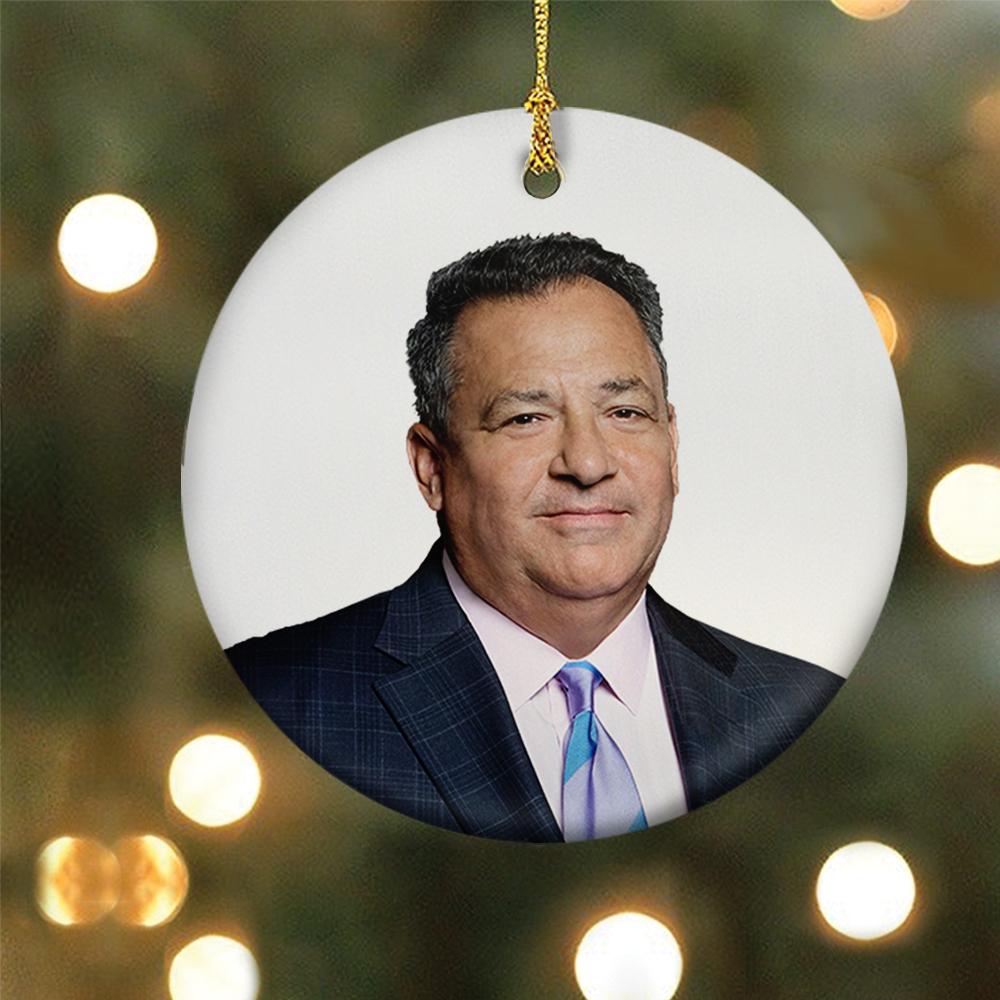 DATELINE Josh Mankiewicz Double-Sided Ornament