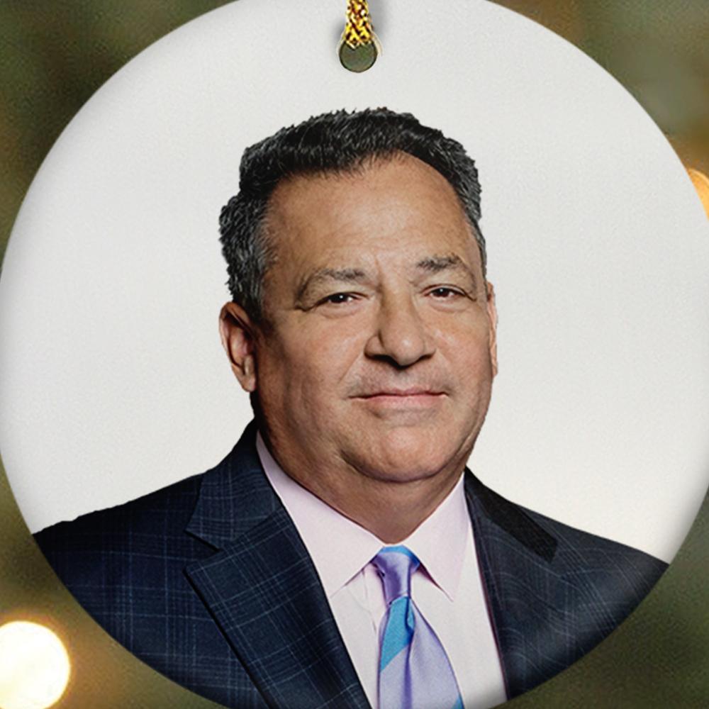 DATELINE Josh Mankiewicz Double-Sided Ornament