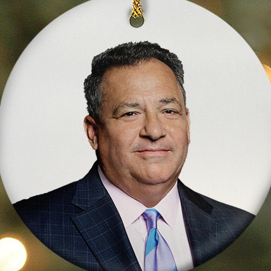 DATELINE Josh Mankiewicz Double-Sided Ornament-2