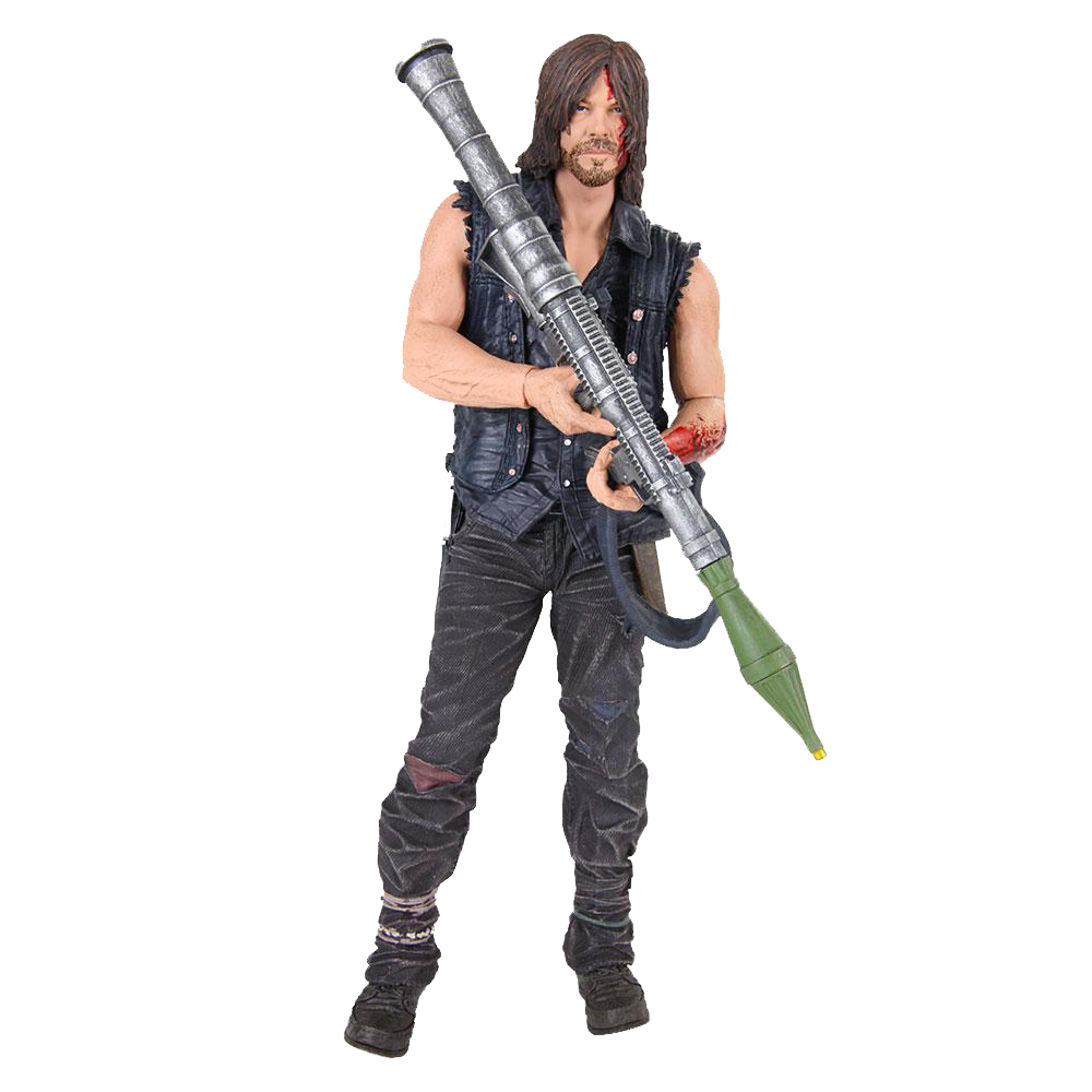 The Walking Dead Daryl Dixon with Rocket Launcher Figure by McFarlane