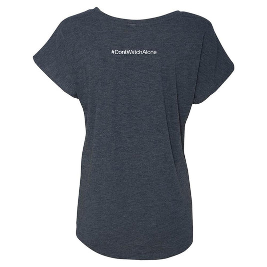 DATELINE Women's Tri-Blend Dolman T-Shirt-2