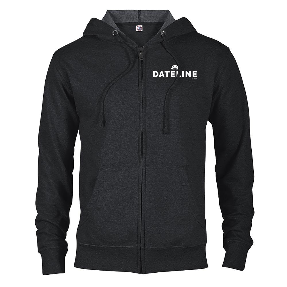 DATELINE Lightweight Zip Up Hooded Sweatshirt