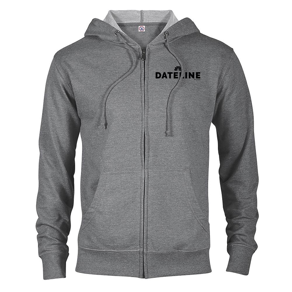 DATELINE Lightweight Zip Up Hooded Sweatshirt