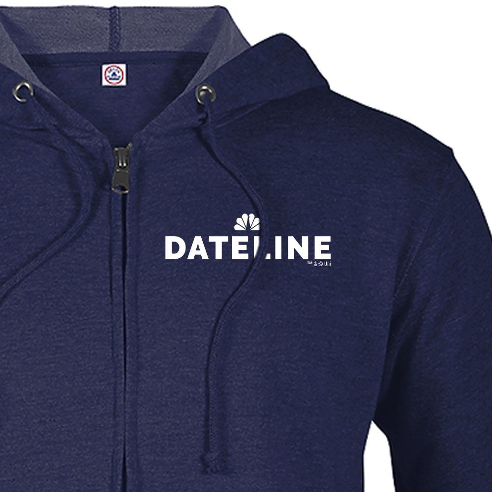 DATELINE Lightweight Zip Up Hooded Sweatshirt