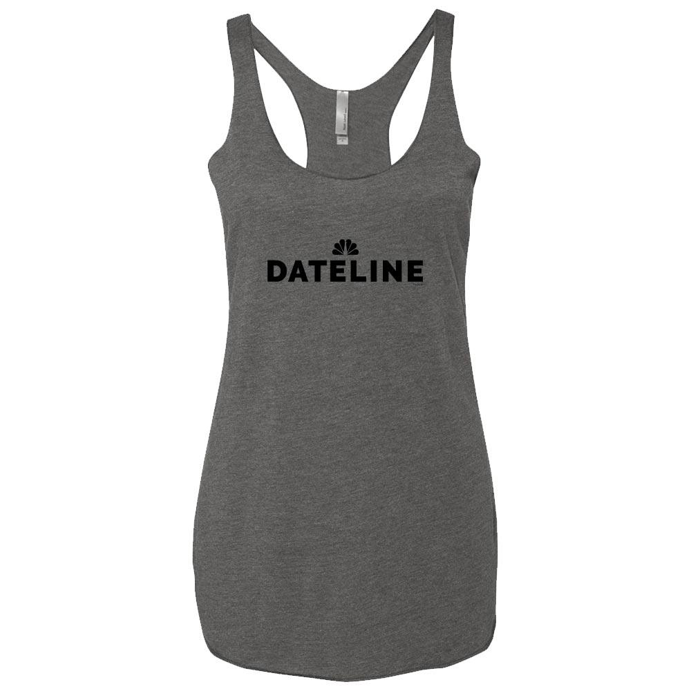 DATELINE Women's Tri-Blend Racerback Tank