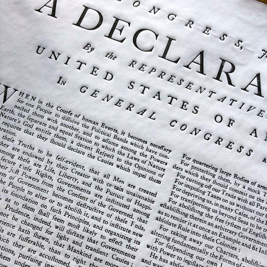 Declaration of Independence Print from Edes & Gill in Boston-1