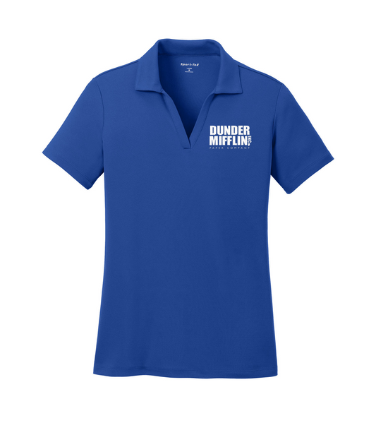 The Office Dunder Mifflin Women's Embroidered Polo-2