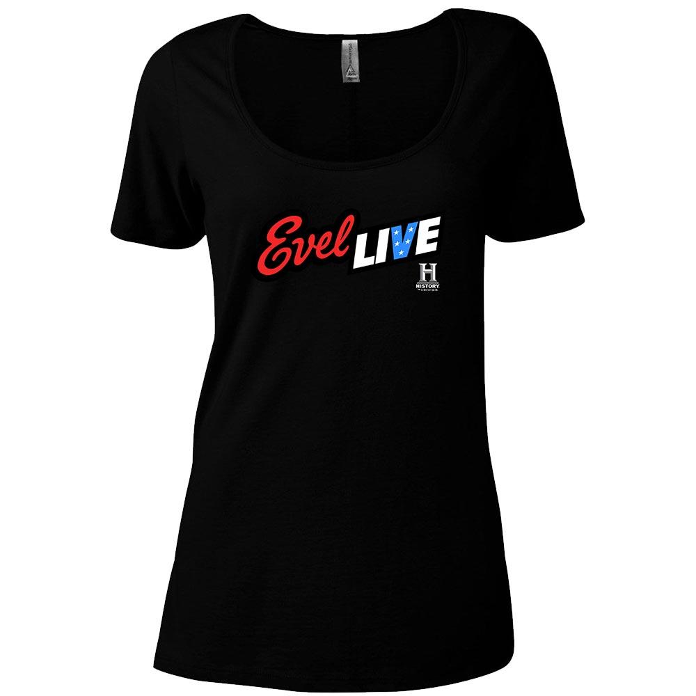 Evel Live Women's Relaxed Scoop Neck T-Shirt