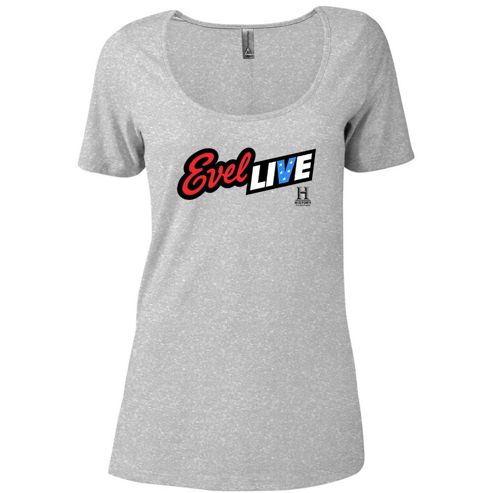 Evel Live Women's Relaxed Scoop Neck T-Shirt
