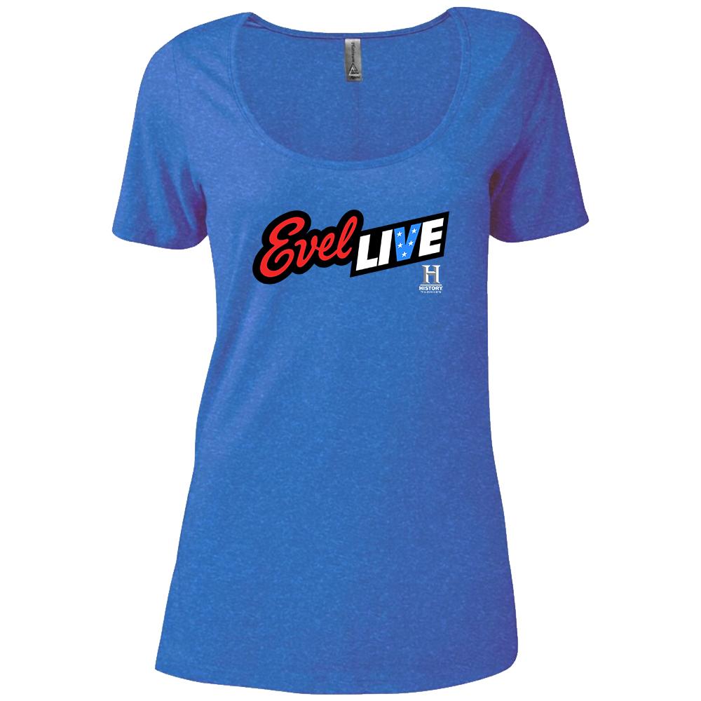 Evel Live Women's Relaxed Scoop Neck T-Shirt