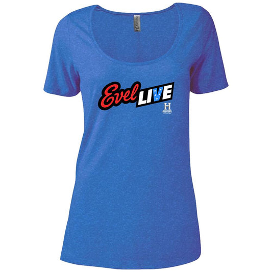 Evel Live Women's Relaxed Scoop Neck T-Shirt