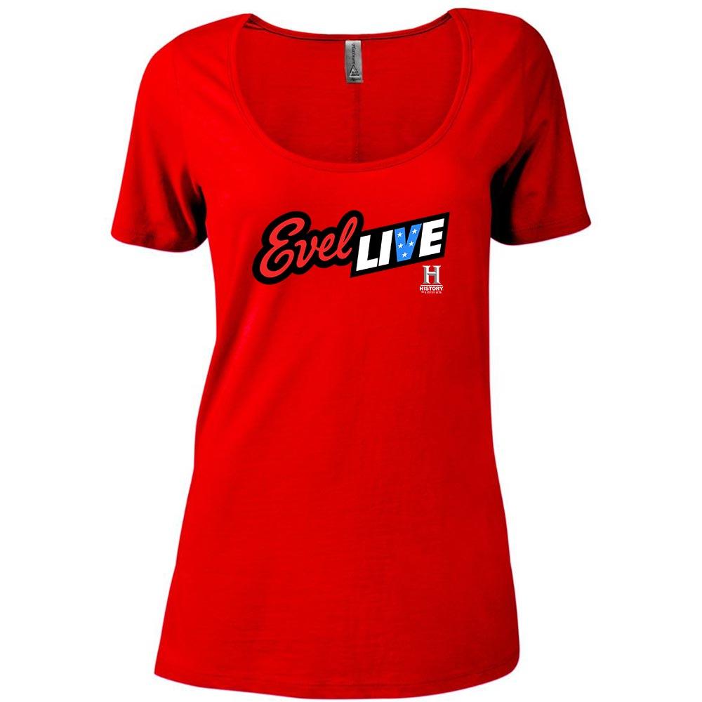 Evel Live Women's Relaxed Scoop Neck T-Shirt