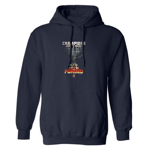 HISTORY Forged in Fire Series Champions Aren't Made They're Forged Fleece Hooded Sweatshirt-0