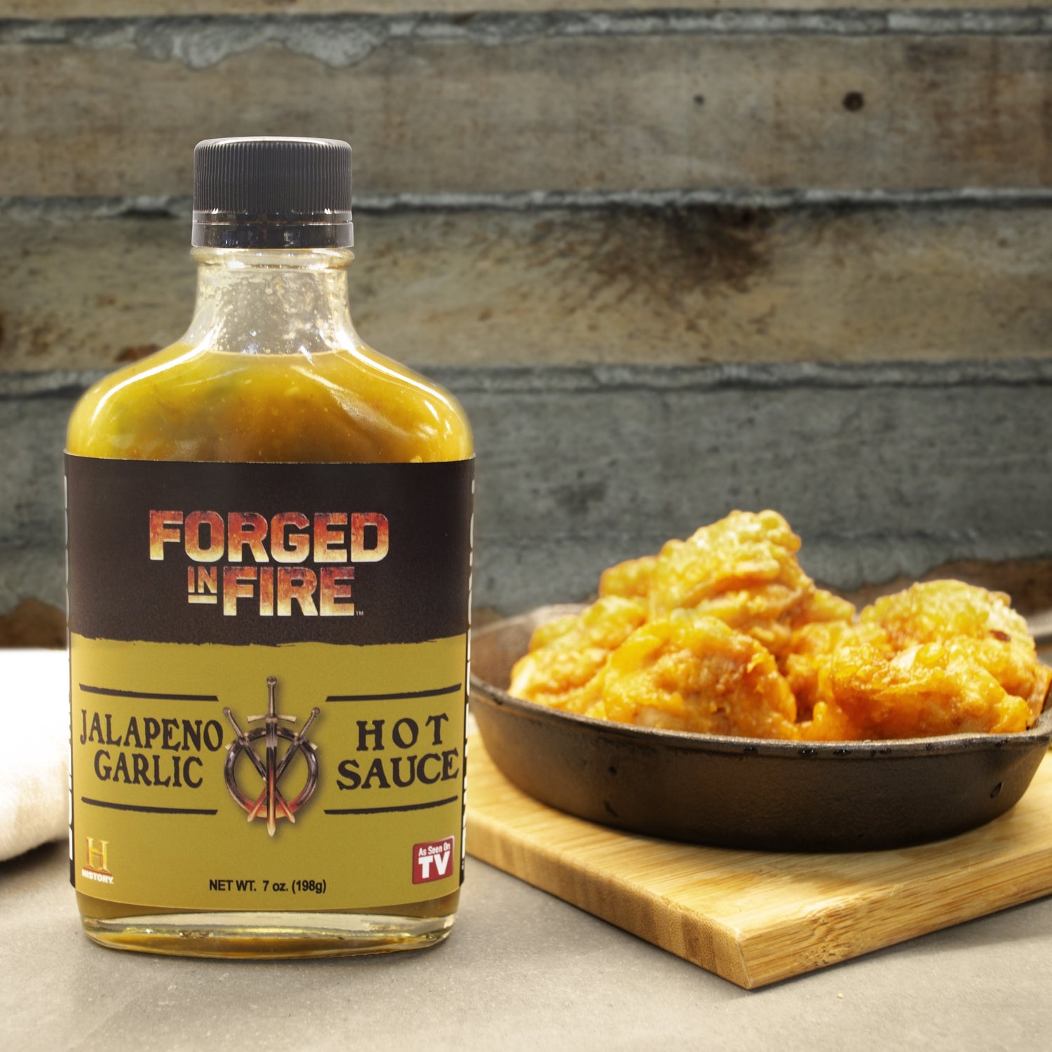 Forged in Fire Hot Sauce - Jalapeno Garlic 7oz (198g)