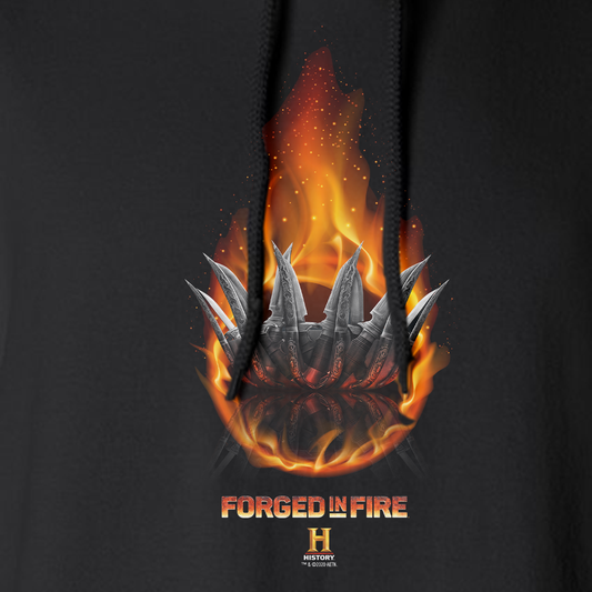 HISTORY Forged in Fire Series Master Bladesmith Fleece Hooded Sweatshirt-1