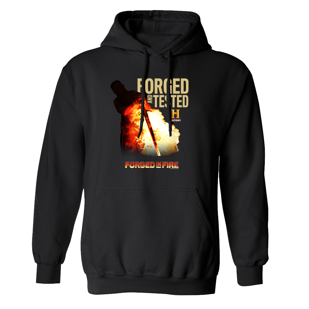 HISTORY Forged in Fire Series Forged And Tested Fleece Hooded Sweatshirt