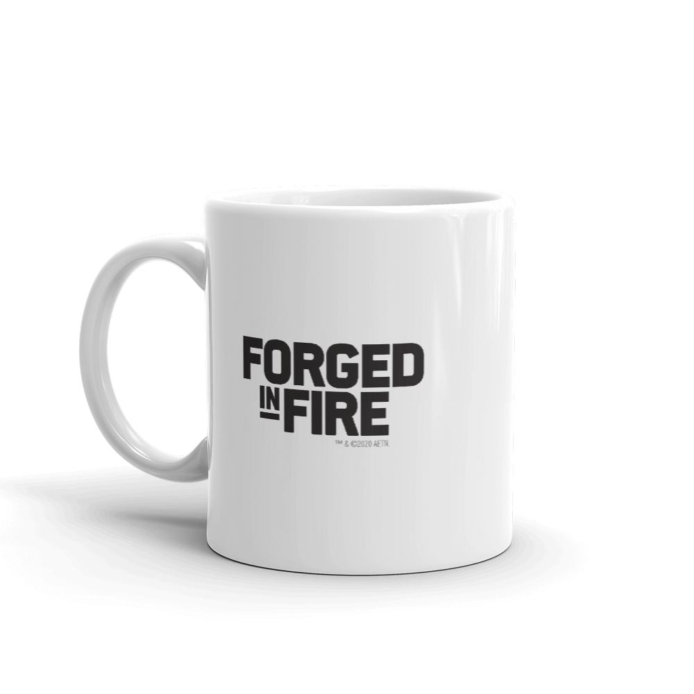 Forged in Fire Forged And Tested White Mug