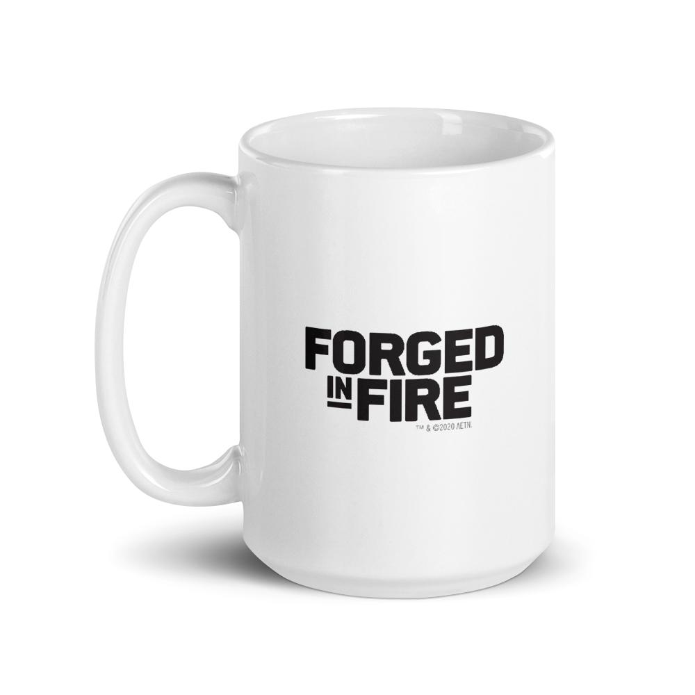 Forged in Fire Forged And Tested White Mug